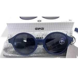 NWT IZIPIZI Kids Polarized Sunglasses #C Denim Blue - Age 9-36 Months